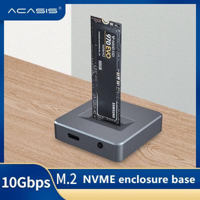 Acasis NVME to USB Adapter, M.2 SSD to Type A Card, No Cable Clone, High Performance 10Gbps USB 3.1 Gen 2 Bridge Chip, Use as Portable SSD, USB to M2 SSD Key M, Hỗ trợ Windows XP 7 8 10