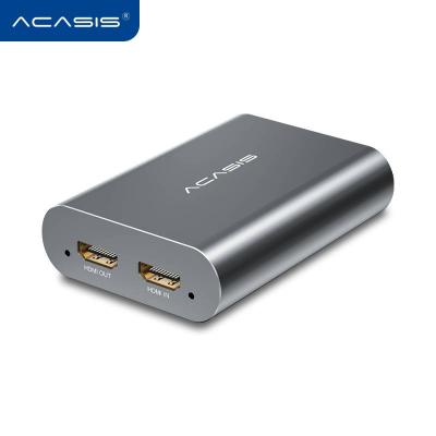 ACASIS 4K USB2.0 HD HDMI to Type-c HD Video Capture Card HDMI Đầu vào HDMI Đầu ra HDMI 1080P HD Game Record Box Truyền trực tiếp Tương thích với Hệ thống Windows / Linux, dành cho PS4 / 3 Xbox one / 360 Wii U ezcap261 - intl